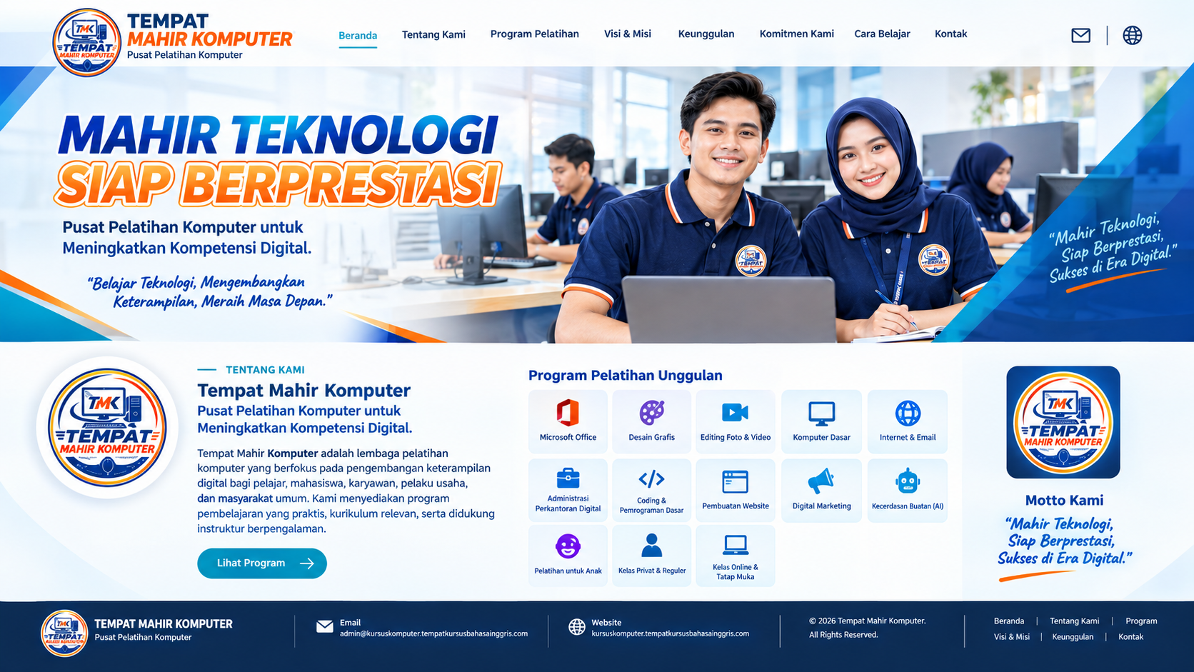 Tempat Mahir Komputer - Pusat Pelatihan Komputer